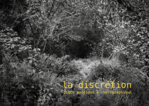 La discrétion //au Parc Gué de Maulny (rv entrée côté gare sud) La discrétion //au Parc Gué de Maulny (rv entrée côté gare sud)